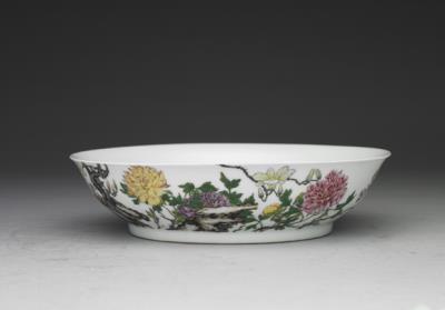 图片[2]-Dish with flowers in falangcai painted enamels, Qing dynasty, Yongzheng reign (1723-1735)-China Archive